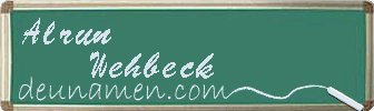Alrun Wehbeck Visitenkarte